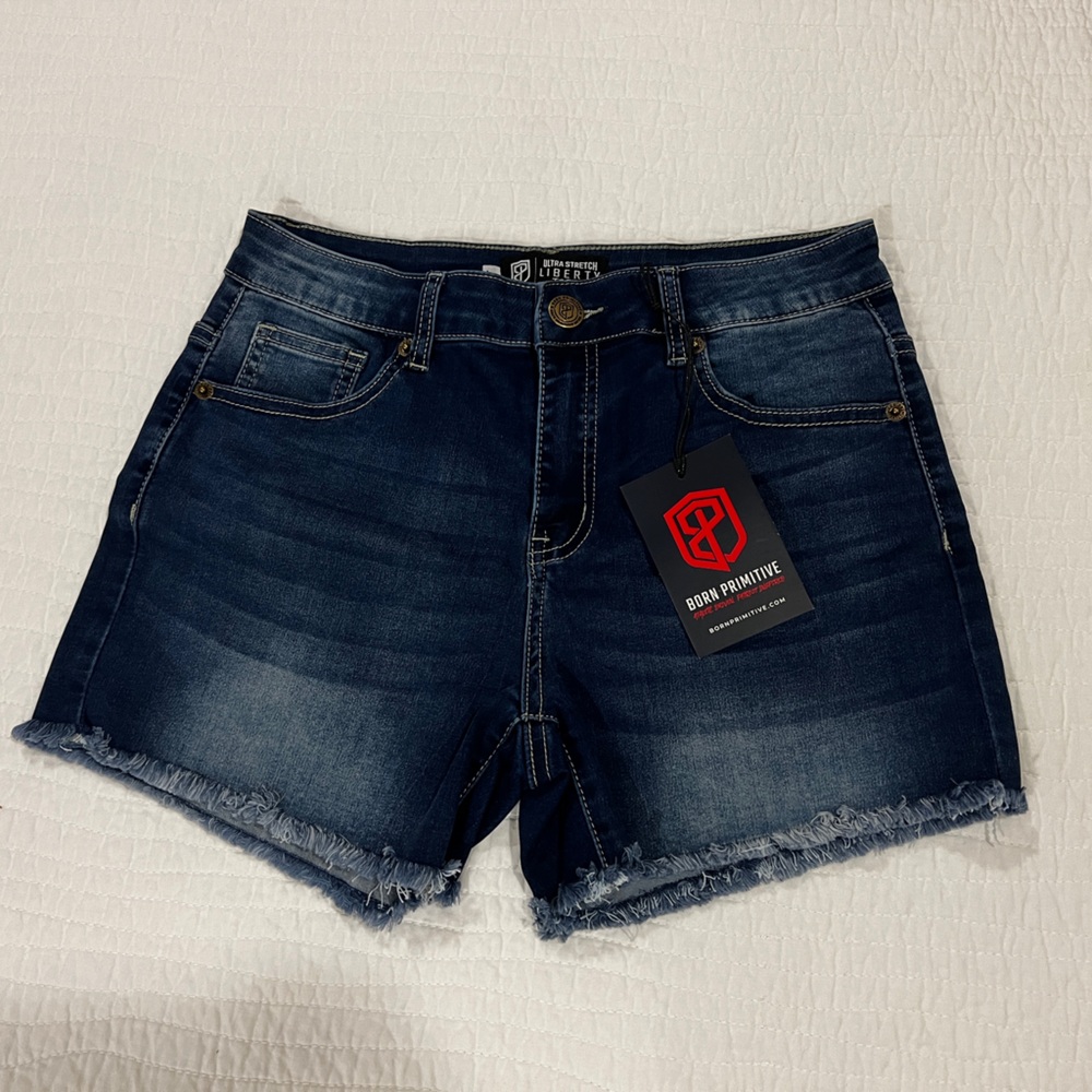 Born Primitive Liberty Jorts